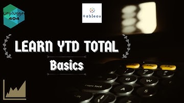 [Basics] [How To] Apply YTD Total in Tableau (understanding concepts) with Example in Tableau