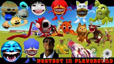 Nextbots In Playground Mod backrooms👻🥷🏻!#nextbots #sandbox #space #roblox #gmod #gaming #games #yt 
