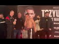 TIM TSZYU VS TERRELL GAUSHA | OFFICIAL WEIGH-IN | MINNEAPOLIS,  TSZYU'S USA DEBUT