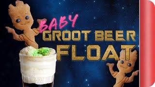 Gingerbread Groot Beer Float From Guardians of the Galaxy | Sorted Food