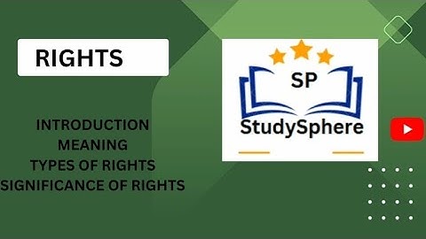 What are Rights/Political science/CSS/PMS