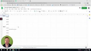 Make an interactive master syllabus in Google Sheets! Free Template!