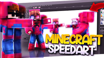 Creating a Minecraft Thumbnail with Blender | Speedart [38]