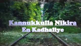 Kannukulla nikkira en kaathaliye Tamil (Lyric) song