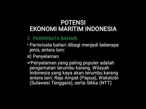 Potensi Ekonomi Maritim Indonesia Potensi Ekonomi Maritim Indonesia