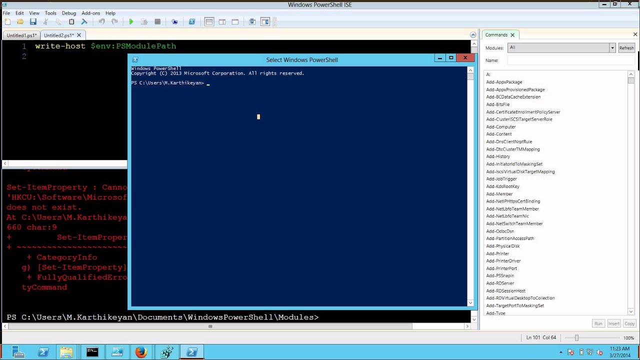 PowerShell ISE Themes - YouTube