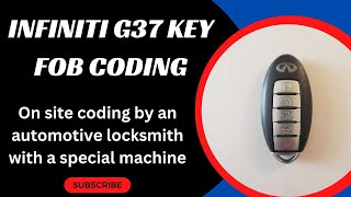 Infiniti G37 Key Fob Coding  How to Program an Infiniti G37 Key Fob with a Special Machine