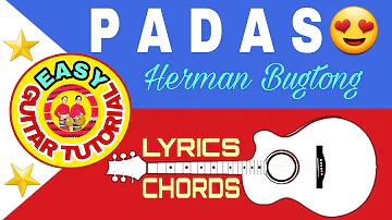 PADAS-Herman Bugtong(Lyrics&Chords😍)Easy Guitar Tutorial
