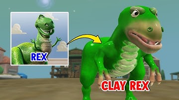 Making Rex (Toy Story) with Clay Game | Cartoon Creation [S1E4] | SPORE