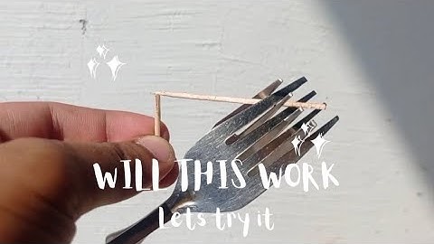 fork and toothpick balancing experiment #shorts #youtube #youtubeshorts #experiment