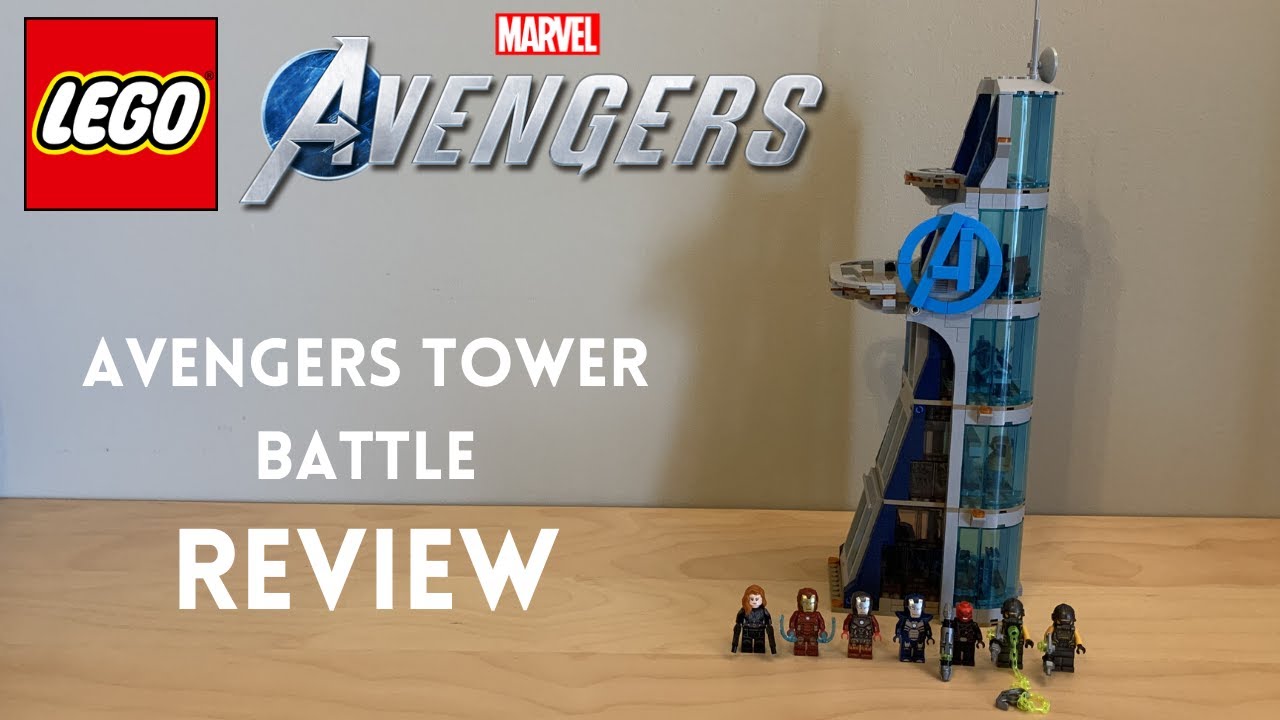 Lego 76166 Marvel Avengers Tower Battle Set with Iron Man, Black Widow & Red Skull : Toys & Games