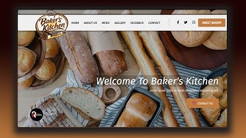 Create A Responsive Bakery Website Design Using Html & Css | Free Source Code 👇