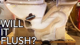 Can You Flush Half A Toilet? | Waterjet vs Toilet