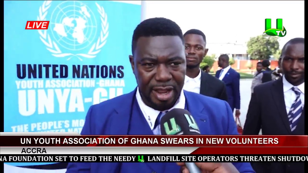 UN Youth Association Of Ghana Swears In New Volunteers