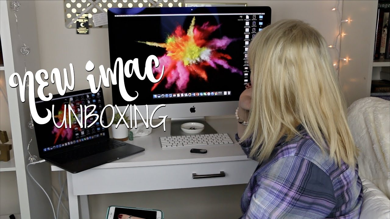 Apple iMac 27" 5K Core i5 // UNBOXING + SETUP - YouTube