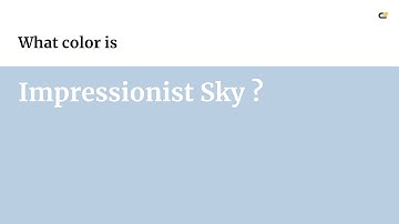 Impressionist Sky color #b9cee0 hex color - Blue color - Warm color b9cee0