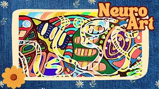 White Lines on Chaos — 3.5h Neurographic Art Process, No Talking