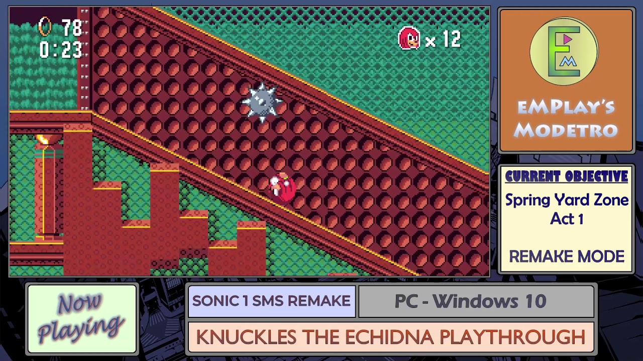 Sonic SMS Remake: New Knuckles!