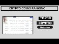 Check Crypto Currency Ranking !!!!!
