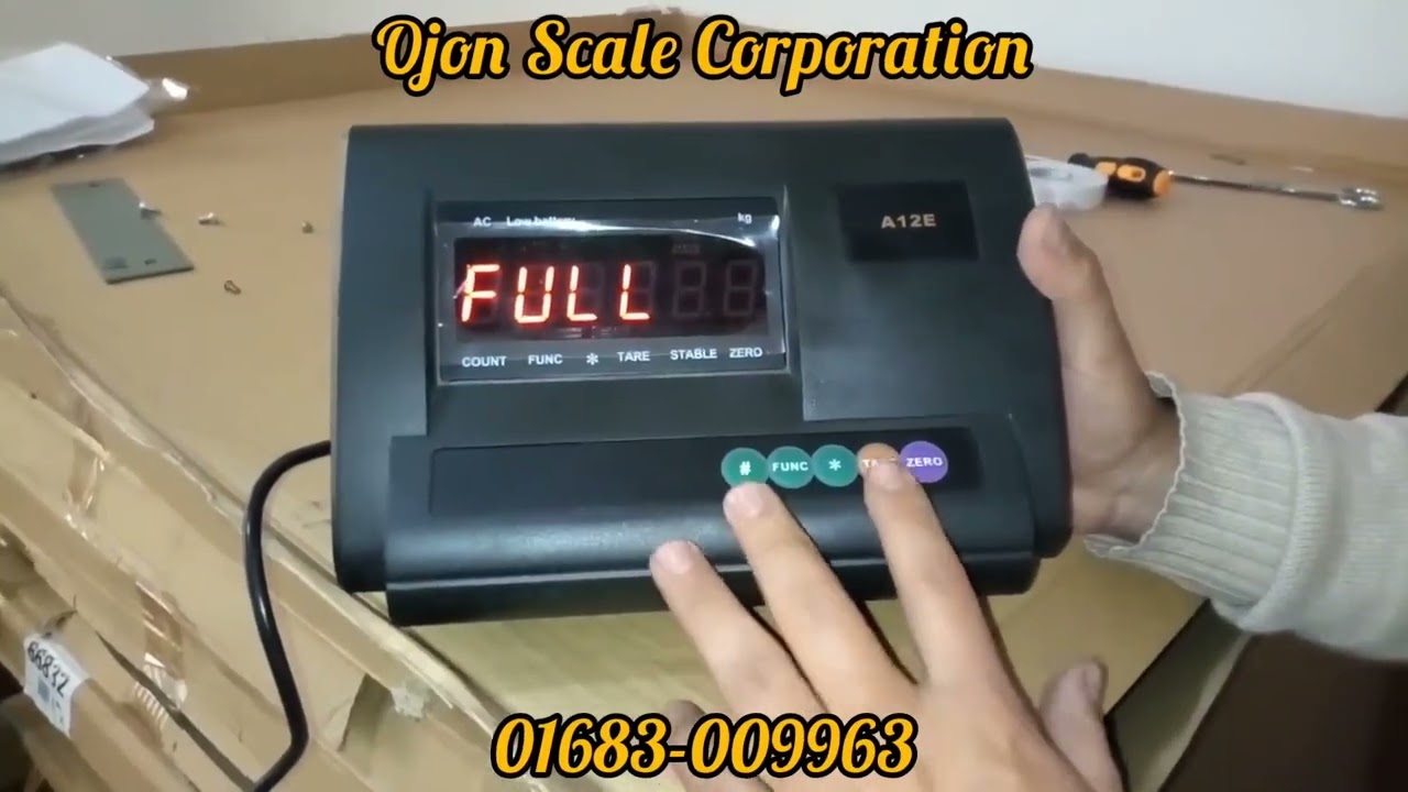 A12E 1000Kg Scale Calibration System (শিখে নিন রড মাপার ১ টন স্কেল ক্যালিব্রেশন)