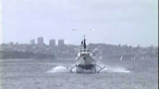 Sydney Hydrofoil Long Reef approaching Manly 1988