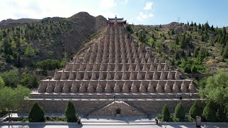 ENGSUB 宁夏黄河岸边发现108塔，国内独一无二，世所罕见 Unique 108 towers
