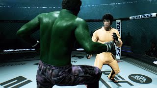 Ufc 5 - Bruce Lee Vs. Classic Hulk - Dragon Fights 🔥🐲