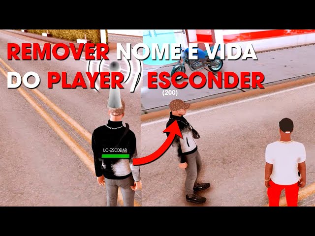 Mod para remover a vida e o nome do player GTA RP [MTA:SA] 