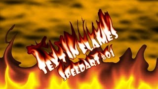 Speedart Text In Flames Hdphotoshop Cs 6