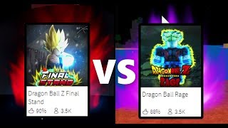 What Makes Dbz Rage Better Than Dbz Final Stand Guatemala Vlip Lv - hack de dragon ball z final stand roblox