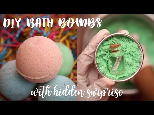 How To Make DIY Bath Bombs With A Toy Hidden Inside