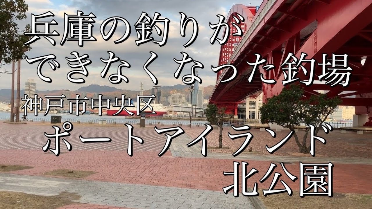 悲報 兵庫の釣り禁止になった釣場 ポートアイランド北公園 神戸市中央区 Hyogo Fishing Ban Fishing Port Port Island North Park Youtube