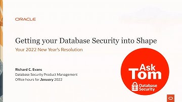 Getting your database security into shape