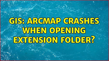 GIS: ArcMap crashes when opening extension folder?