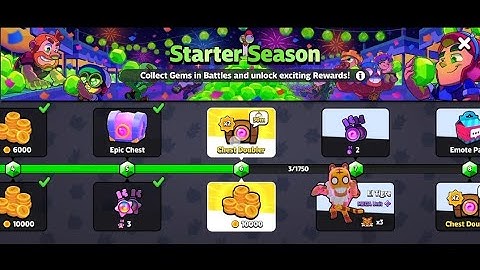 Squad Busters | Gem pass Lvl 6 | Lvl 27 rewards | Starter season