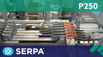 P250 Top Load Casepacker running pharmaceutical cartons