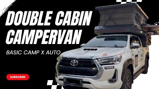 DOUBLE CABIN CAMPERVAN - PLUG AND PLAY | BASIC CAMP X AUTO