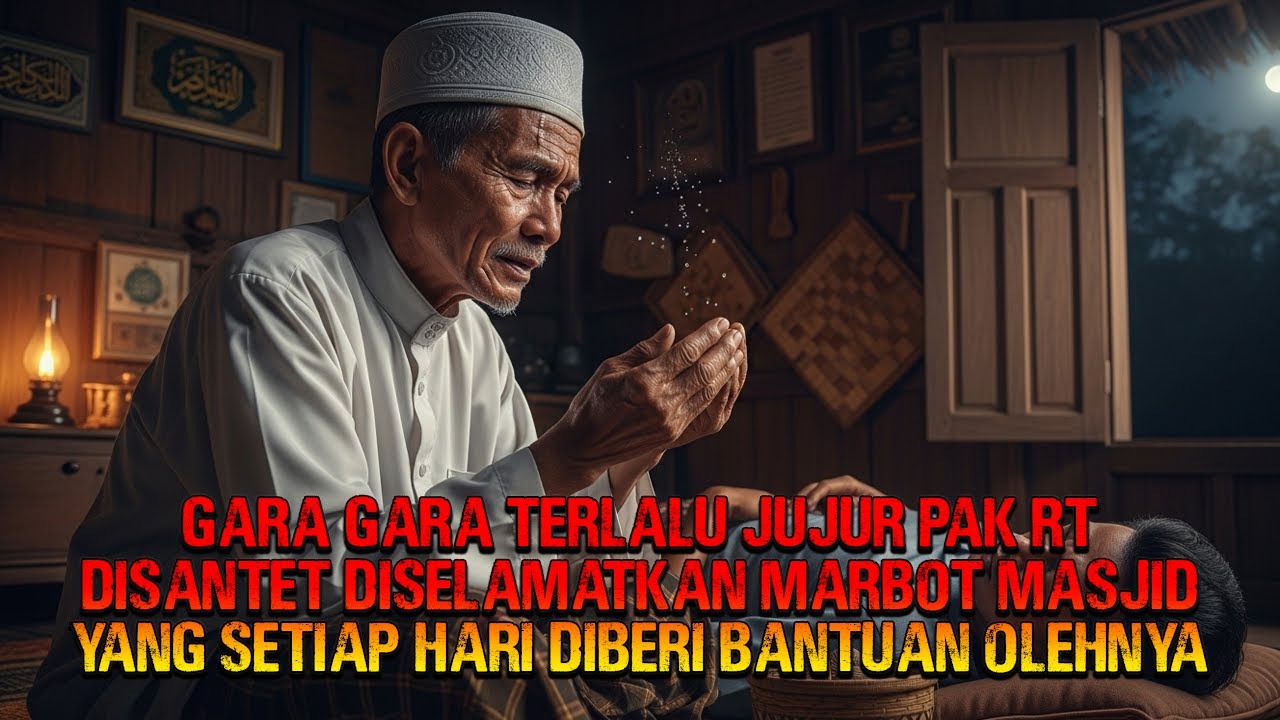 GARA GARA TERLALU JUJUR PAK RT DISANTET DISELAMATKAN MARBOT MASJID YANG SETIAP HARI DIBERI BANTUAN