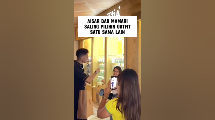 Aisar dan Mamari tukeran belanjaan, salfok outfit pilihan aisar untuk mamari #aisarkhaled