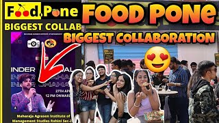 'Food Pone' Biggest Collab with 'INDER CHAHAL' 10K People 😵 by Kalash Bhatia 4,333 views 1 year ago 9 minutes, 11 seconds