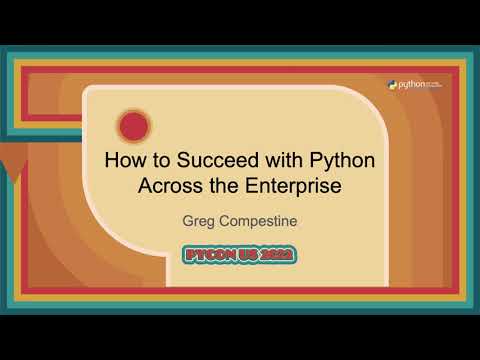 Image from How to Succeed with Python Across the Enterprise