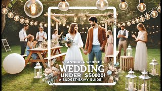 Planning a Wedding Under $5000: A Budget-Savvy Guide