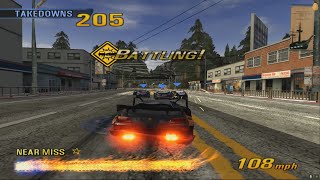 Burnout 3 | 205 Takedowns | Silverlake Southbound Road Rage | Dominator Compact