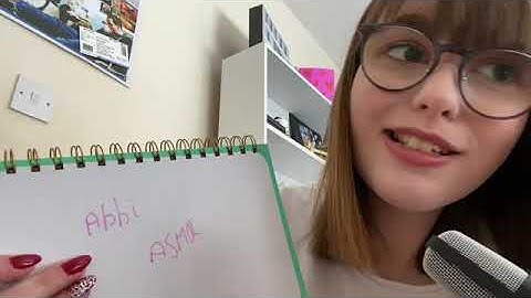 My first ASMR video! Including, whispering, tapping and scratching!