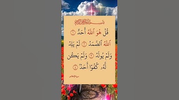 سورة الإخلاص الشيخ عبد الرحمن مسعد #quran #عبدالرحمن_مسعد #dua