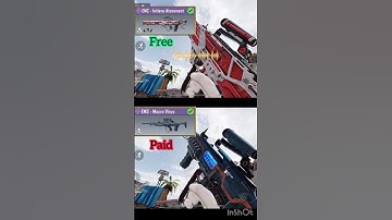 FREE VS PAID EM2 in CoD Mobile #codmobile #codm #gaming #callofdutymobile