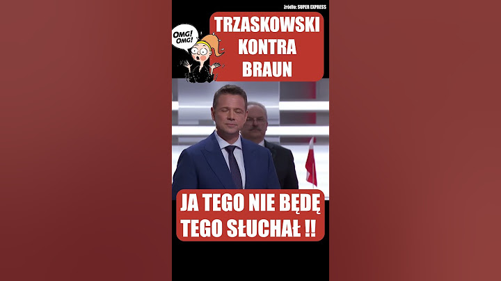TRZASKOWSKI OBRAŻONY..‼️  #trzaskowski #braun #debataprezydencka #polityka #kłótnia #zadyma