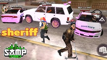 Siendo sheriff en #sampdroid  🤠