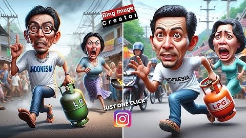 How To Create 3D Ai Social Media Image |Ai Funny Video Editing |Bing Image Genrator New