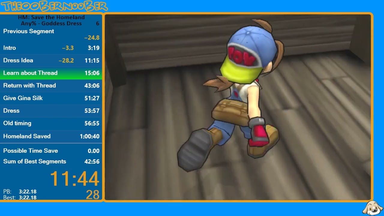 StH Goddess Dress (any% Glitchless) in 